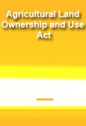  Bulgarian Agricultural Land Ownership and Use Act